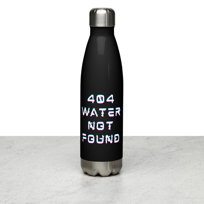 Gourde en acier inoxydable - 404 Water not found