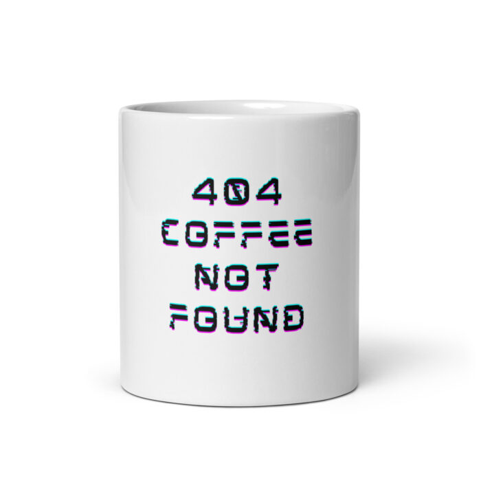 Mug Blanc - 404 coffee not found – Image 6