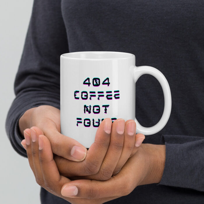 Mug Blanc - 404 coffee not found – Image 9